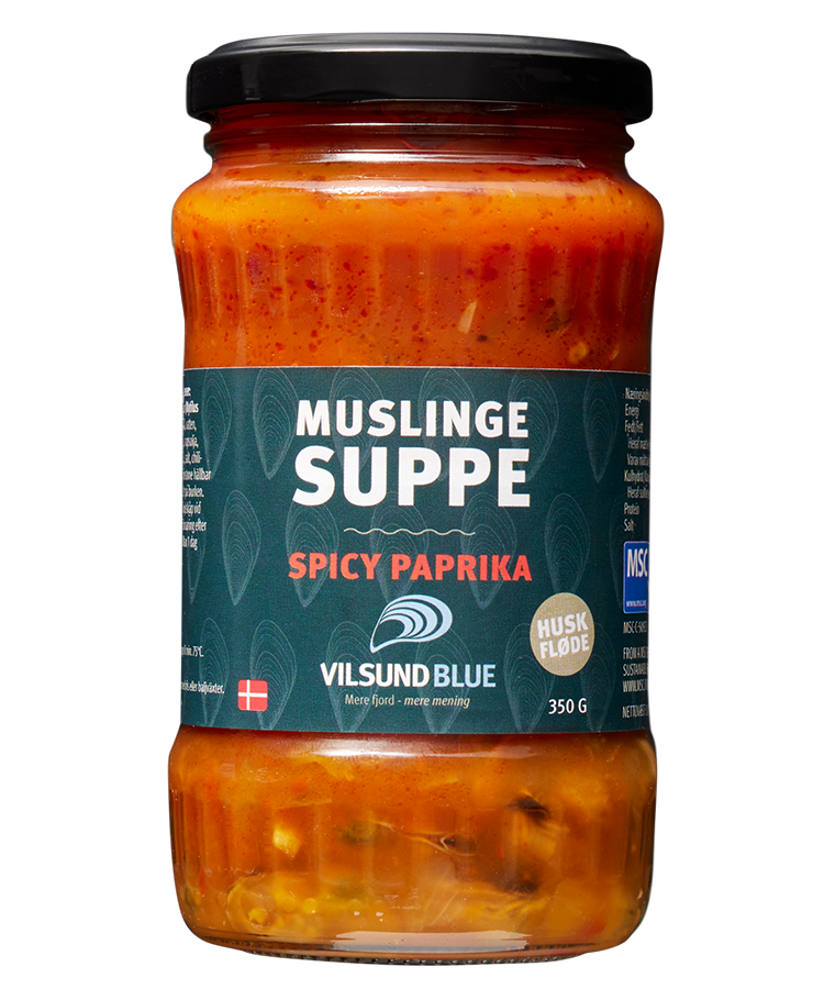 Spicy Paprika muslingesuppe